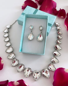 Marquise crystal set- Sharon