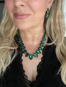 Marquise style emerald set-Mairéad